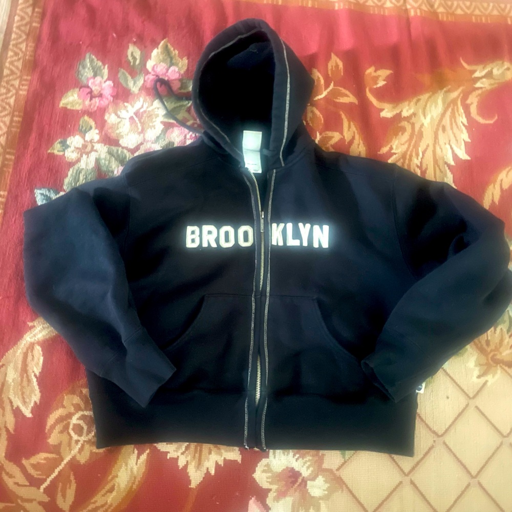 Vintage women’s Blue Marlin zip hoodie